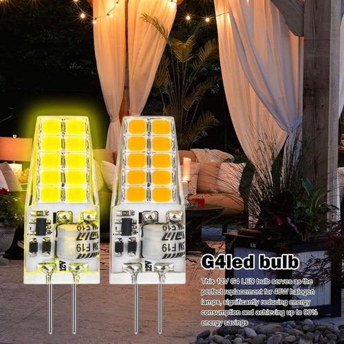 S Lámpara Led G4 De 12 V Bombilla Led G4 4 Luces De Base