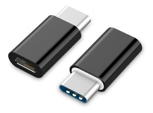 2 Adaptador Convertidor Microusb A A Tipo C Para Carga Datos