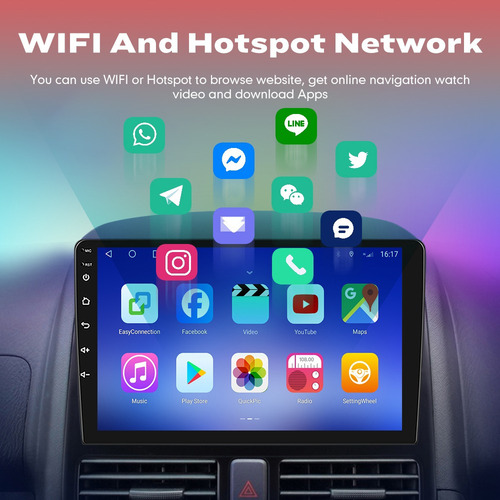 Radio Estéreo Android Para Honda Accord 2003-2007 2+32g