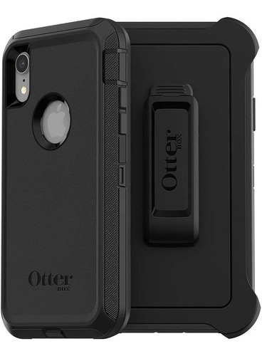 Carcasa Otterbox Defender iPhone XR | Color Negro | Drop+