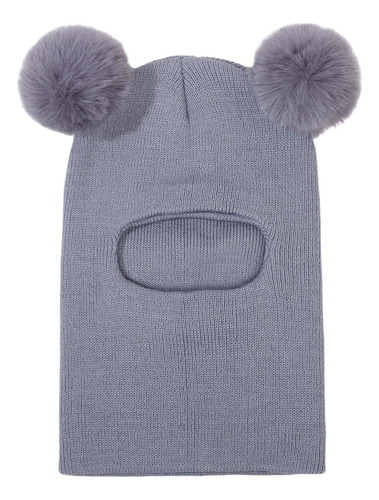Gorro De Invierno Para Bebé Con Doble Pompón, Gorro Y