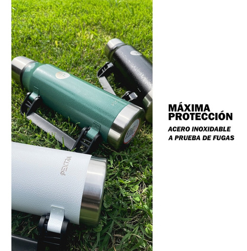 Imagen 7 de 10 de Termo Matero Pektra De Acero Inoxidable 1 L Pico Cebador