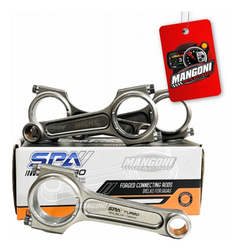 Imagem 2 de 5 de Biela Forjada Spa Turbo Super A 144mm P/ Vw Ap 1100cv- Basic