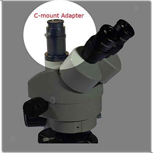 1x Ctv Ccd Adaptador De Lente C-mount Para Microscópios