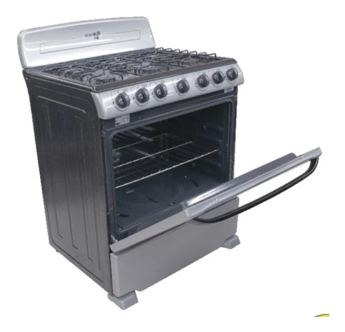 Estufa Gris Iem De 6 Quemadores Ei3020baps0 Nueva