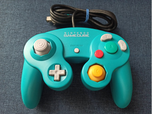 Control Nintendo Gamecube Esmeralda Original