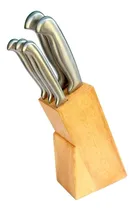 Comprar Juego Cuchillos Chef Cocinero Acero Con Taco Cocina 