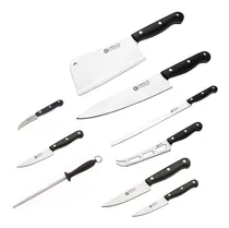 Comprar Set Cuchillos Arbolito 9 Piezas Chefs Profesional Acero Inox