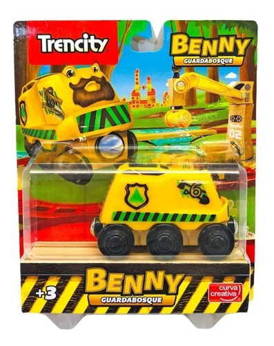 Trencity Locomotora Benny Personaje Guardabosque Madera Edu