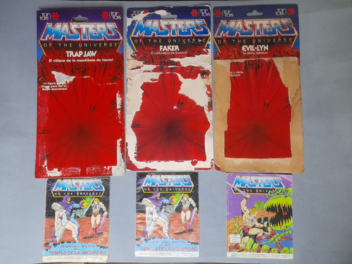 Lote Cartones Y Minicomic He-man Top Toys Original Años 80 (Usado)