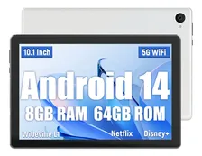 Tablet C11 10.1' 8gb+64gb Android 14 Con Wifi 6 Tf(max 1tb) Blanco