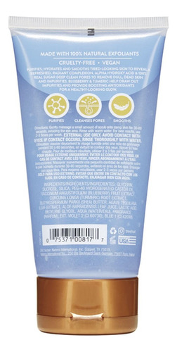 Tree Hut Exfoliante Facial Purificante De Arándano Y Cúrcuma