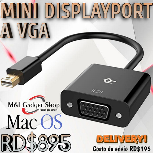 Imagen 1 de 1 de Mini Displayport A Vga