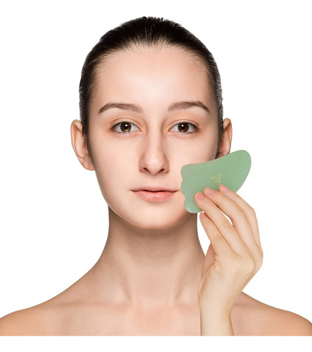 Masajeador Facial Con Piedra De Jade Mina Heal Facial Liftin