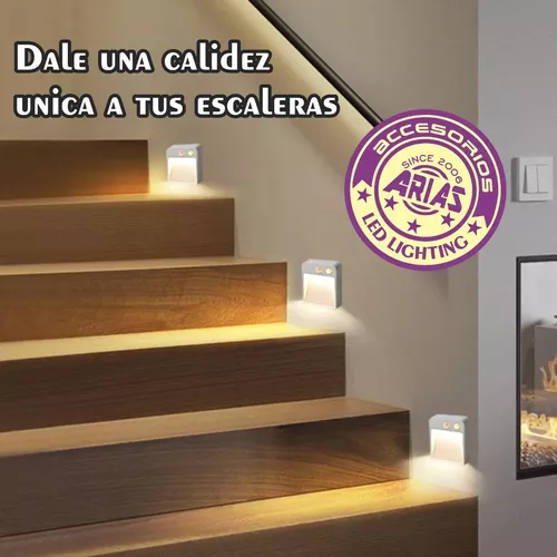 Luz Led Escalera Con Sensor De Movimiento Inteligente