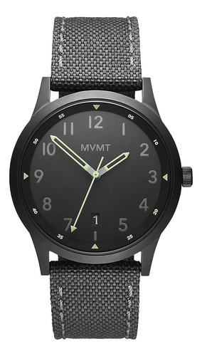 Mvmt Herren Analog Quarz Uhr Mit Segeltuch Armband