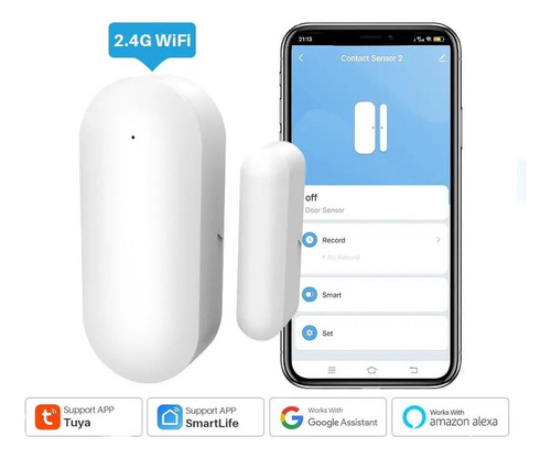 Sensor De Puertas Inteligente Wifi Detentor De Apertura 