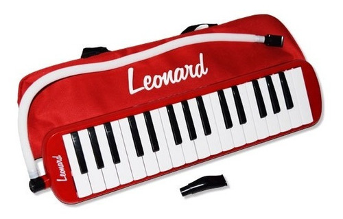 Flauta Melódica Pianica Leonard 32 Notas Con Funda - Colores