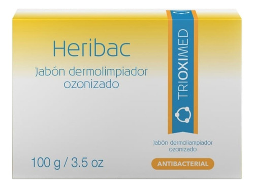 Trioximed  Heribac Jabón Antibacterial Ozono Para Heridas 