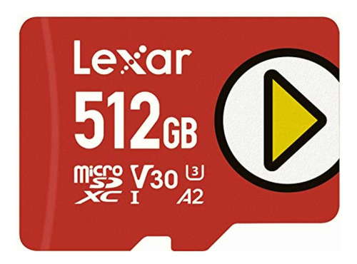 Lexar Play Tarjeta Microsdxc Uhs-i De 512 Gb, Hasta 150 Mb/s