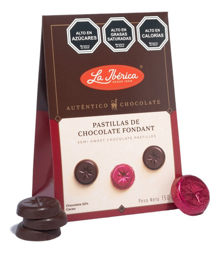 Pack 5 monedas de chocolate bitter 150g La Ibérica