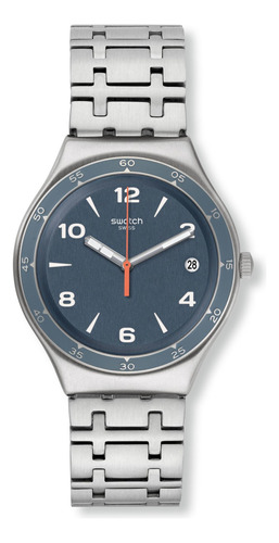 Reloj Swatch Enrik Ygs479g Original Correa Acero Inoxidable