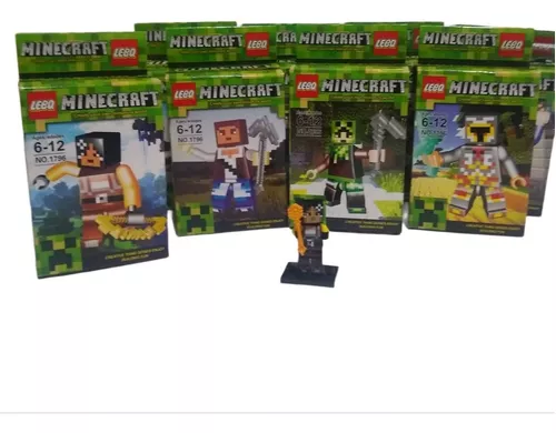 Brinquedo Boneco Minecraft My World Compatível Lego- Creeper