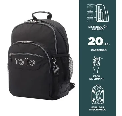 Bolso totto negro sales
