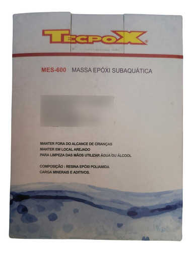 Massa Epoxi Subaquatica 1 Kg  - Azul Para Piscina  Tubolite