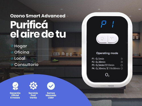 Imagen 4 de 10 de Ozonizador Purificador De Aire Portatil Carga Usb Cuotas