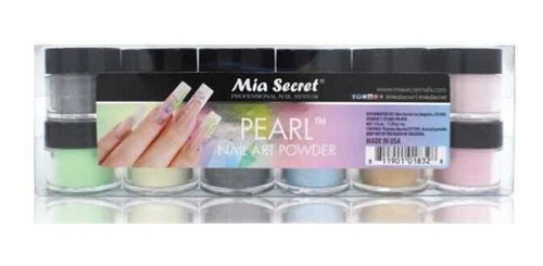 Gama De Acrílicos Colección Pearl Marca Mia Secret