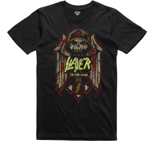 Playera T-shirt Slayer Banda Rock Metal 09