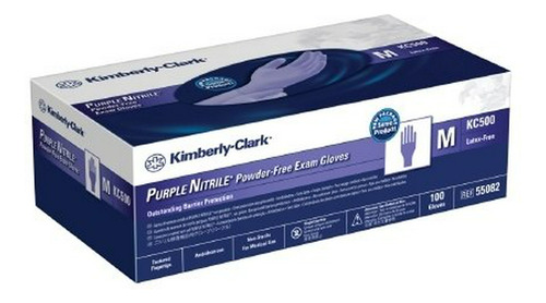 Guante De Examen De Nitrilo Morado Halyard Kc*******bx - Xl,