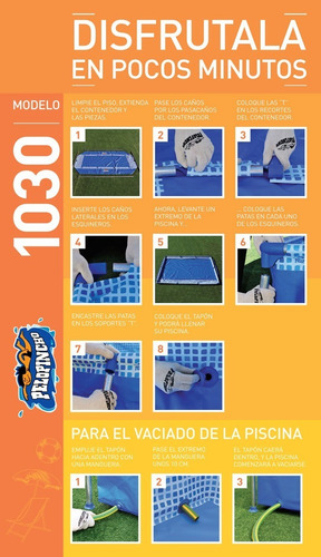 Pileta Piscina De Lona Pelopincho 1030. 2.40 X 1.55 X 0.40