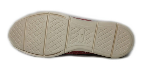 Imagen 7 de 9 de Zapato Náutico Cuero Rojo Hombre Cuero Forrado En Cuero!!