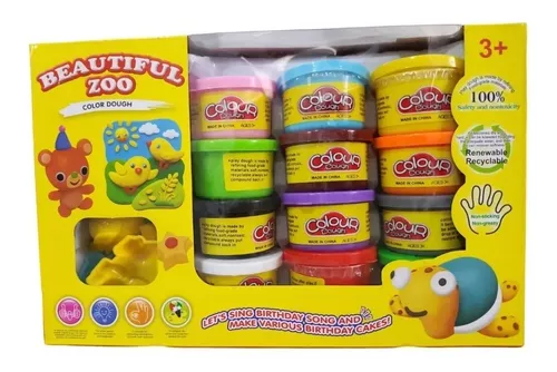 Plastilina Didactica Moldeable Colour Dough Kit X 8 Colores