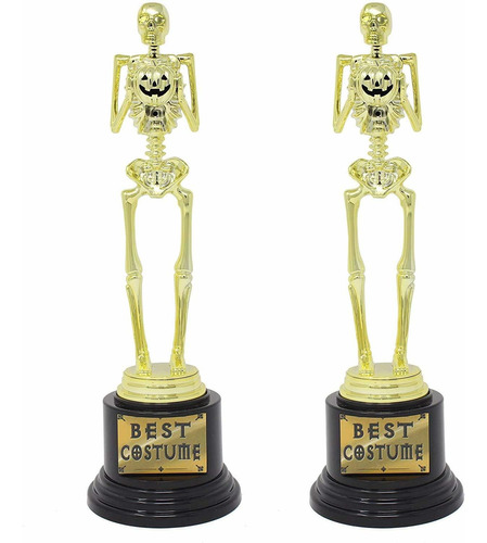 Joyin 2 Trofeos De Esqueleto Para Disfraz De Halloween Para