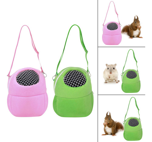 2x Bolsa De Transporte Para Hámster De Viaje Para Mascotas,
