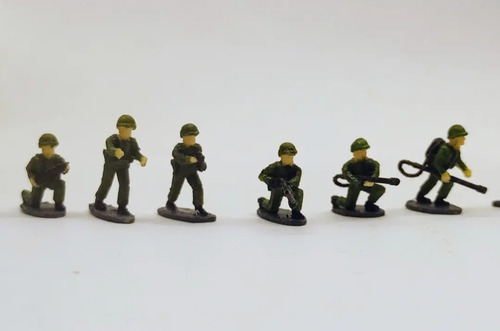 Soldado Escala Ho. 10 Unid. Trenes. Pintados Impresion 3d
