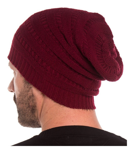 Gorro Touca Unissex Lã Canelada Beanie Proteção Para O Frio