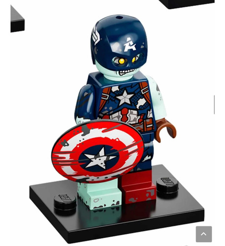 Capitán America Zombie Minifigura What If Lego Original