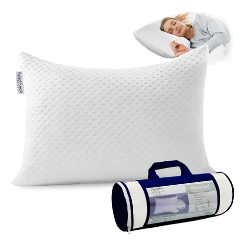 Almohada Emma Memory Adapt de 80 x 40cm, Ajustable, con Memory Foam y  Tecnología Alemana