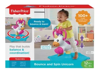 Fisher Price /unicornio Salta Y Aprende/rebota/gira Original