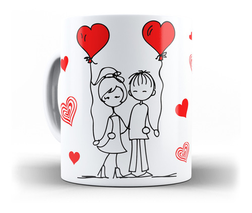 Caneca  I Love  You - Feliz Dia Dos Namorados