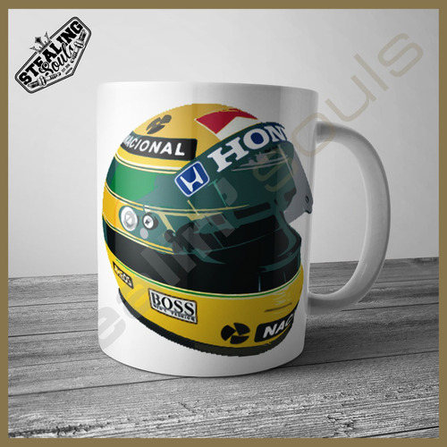 Taza Fierrera - Formula 1 #823 | Ayrton Senna - F1