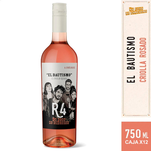 Vino El Bautismo Rosado La Liga De Enólogos - Caja X12