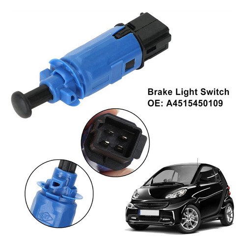 Interruptor De Luz De Freno 10x Para Smart Fortwo 450 451 A4