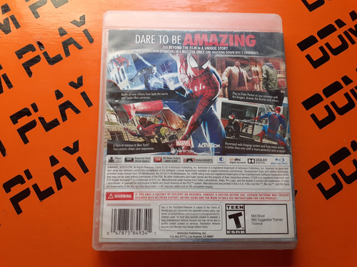 Spiderman Amazing 2 Ps3 (detalles Disco) Físico Dom Play (Usado)