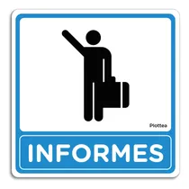 Comprar Señalamiento Informes Señal Informativos Letreros 20x20
