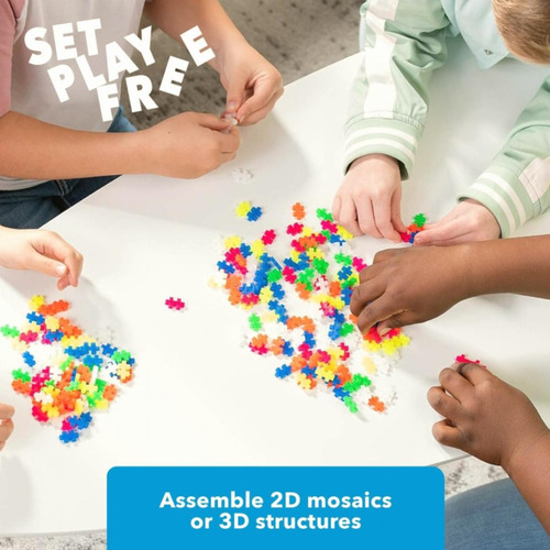 Plus Plus Plus Juego De Juego Abierto, 600 Piezas, Mezcla De